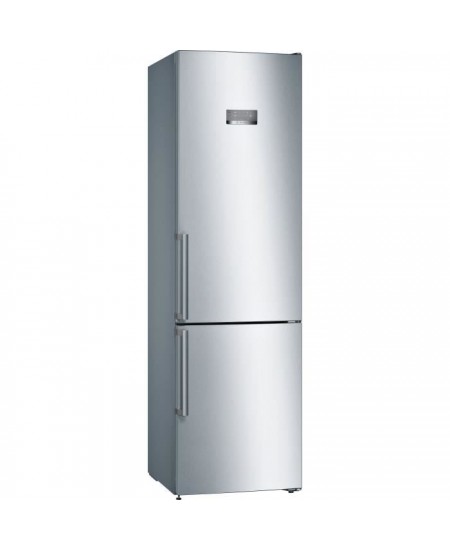 Réfrigérateur combiné pose-libre BOSCH - SER4 - Inox look - Vol.total: 368L - No Frost