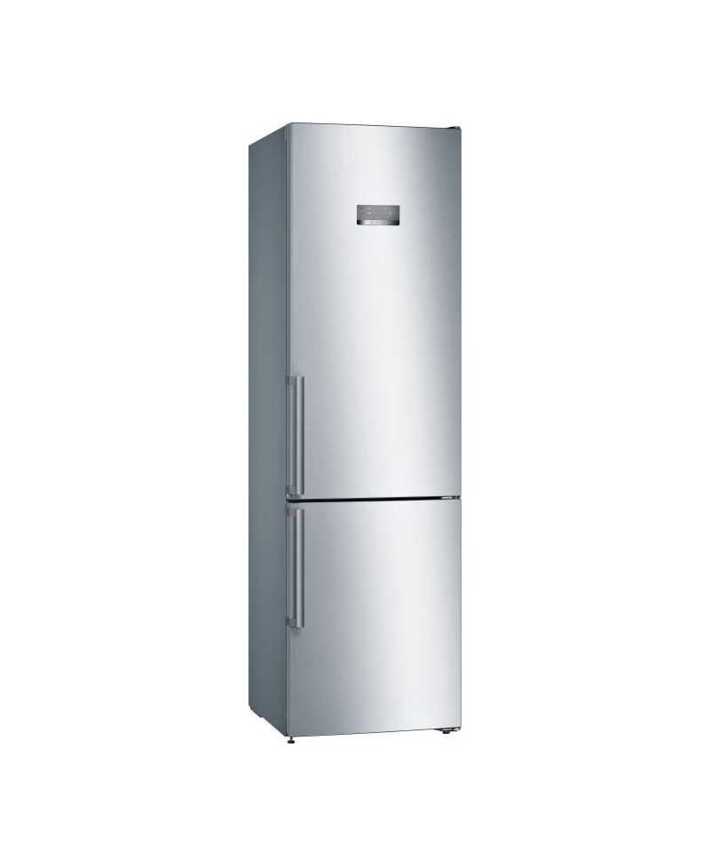 Réfrigérateur combiné pose-libre BOSCH - SER4 - Inox look - Vol.total: 368L - No Frost