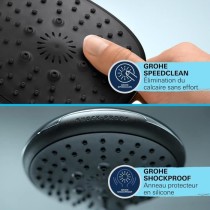 Colonne de douche avec mitigeur thermostatique - Economie d'eau - GROH