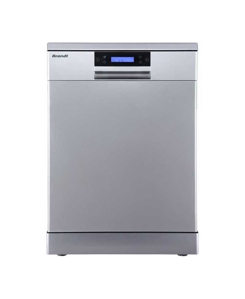 Lave-vaisselle pose libre BRANDT LVC144IX - 14 couverts - Induction - L60cm - 44dB - Inox