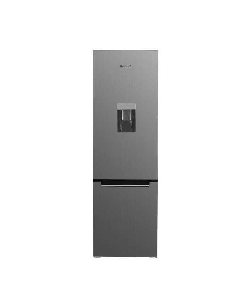 Réfrigérateur combiné BRANDT BC8027EXD - 2 portes - 260L - L55 cm - Silver