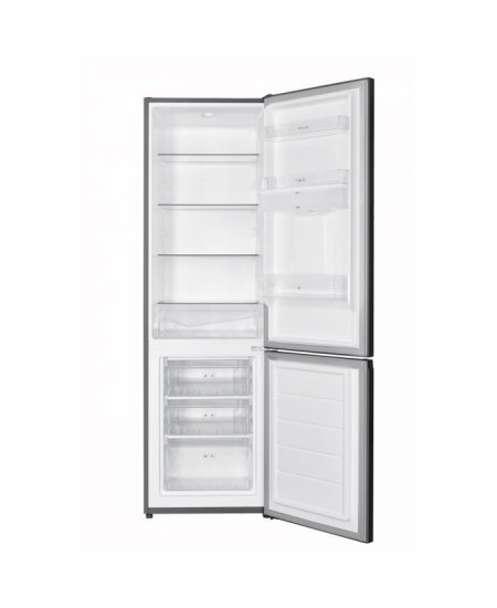 Réfrigérateur combiné BRANDT BC8027EXD - 2 portes - 260L - L55 cm - Silver