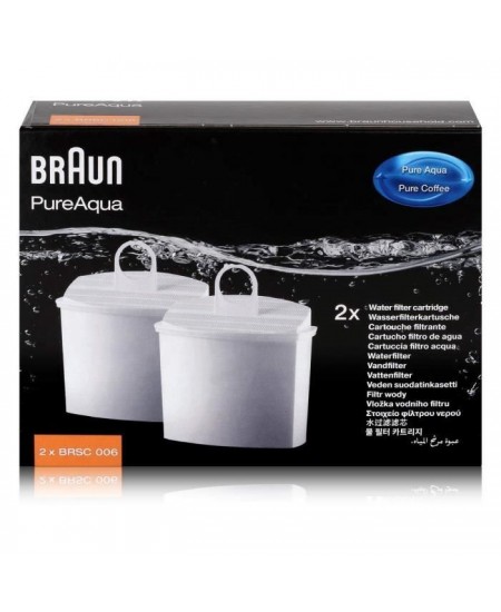 BRAUN BRSC006 Cartouche * 2 filtrantes pour cafetiere