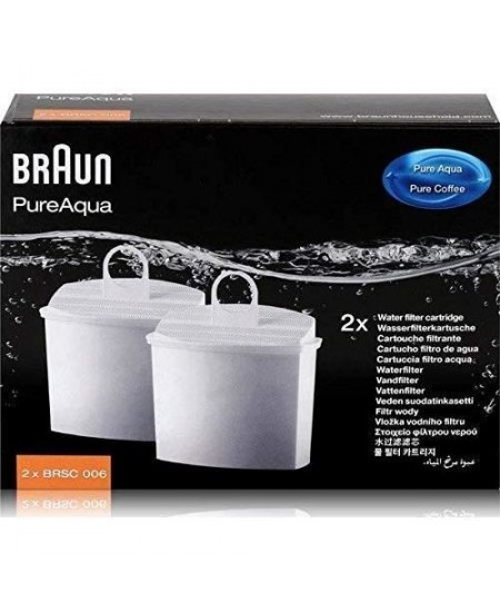 BRAUN BRSC006 Cartouche * 2 filtrantes pour cafetiere