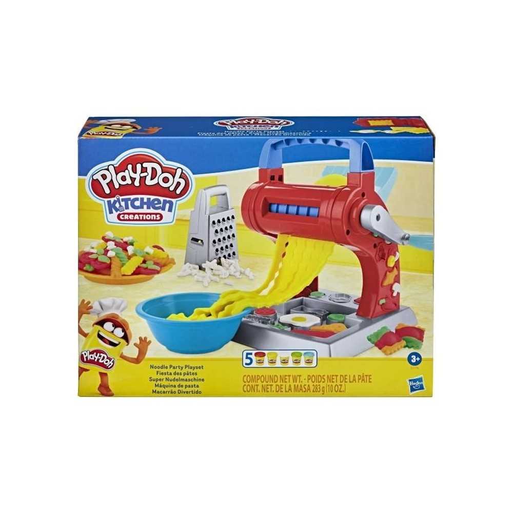 Play-Doh La Fabrique a pâtes, 5 couleurs de pâte Play-Doh atoxique,