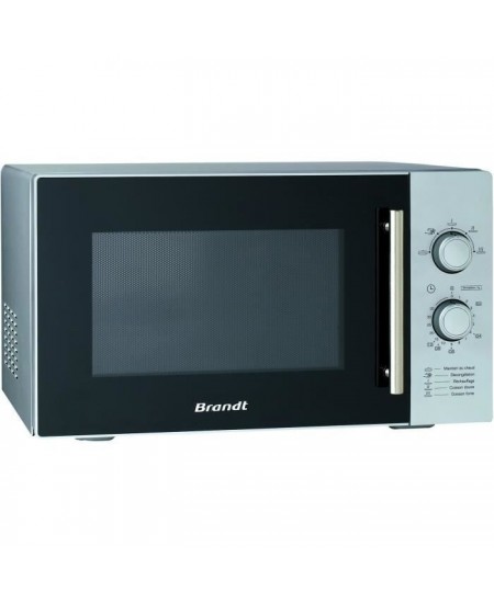 Micro-ondes monofonction pose libre BRANDT SM 2602S silver - 26 L - 900 W