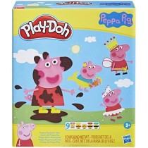 PLAY-DOH - Styles de Peppa Pig avec 9 Pots de pâte a modeler atoxique