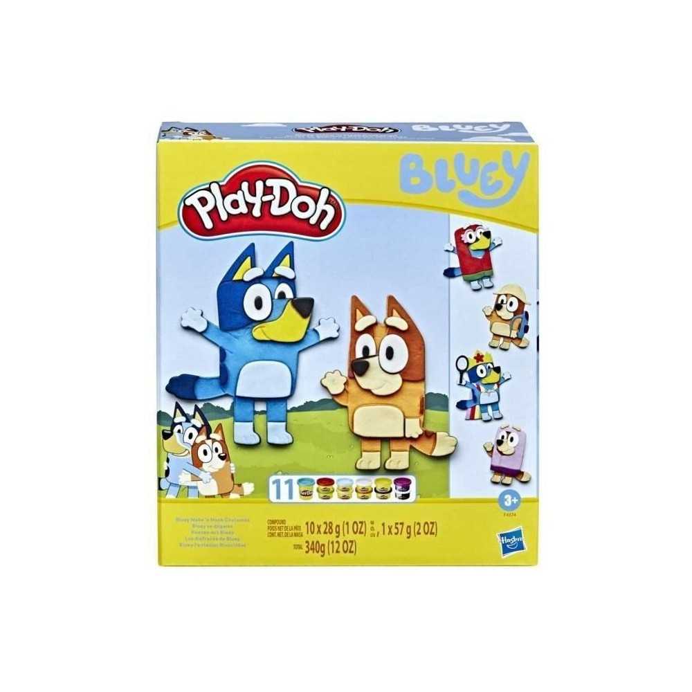 Coffret Play-Doh Bluey se déguise avec 11 pots de pâte a modeler - P