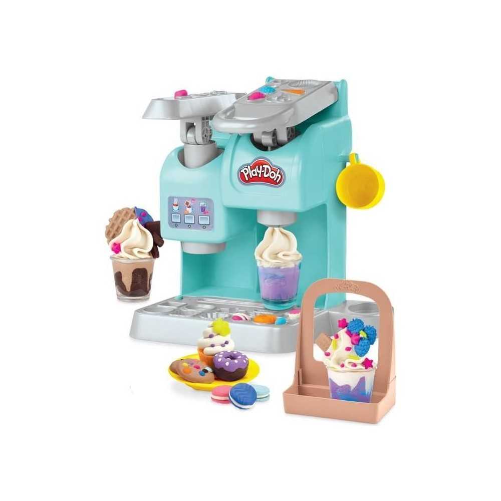 Play-Doh Mon super café, Pâte a modeler, Machine a café jouet pour