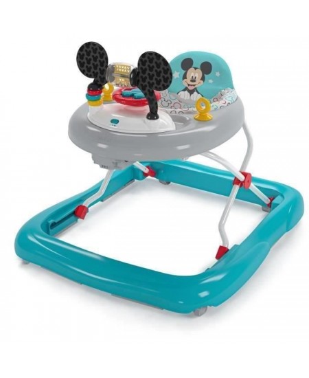 BRIGHT STARTS Trotteur bébé Disney baby Mickey - Lumineux et Musical - 61 x 69 x 63 cm - Multicolore - Des 6 mois