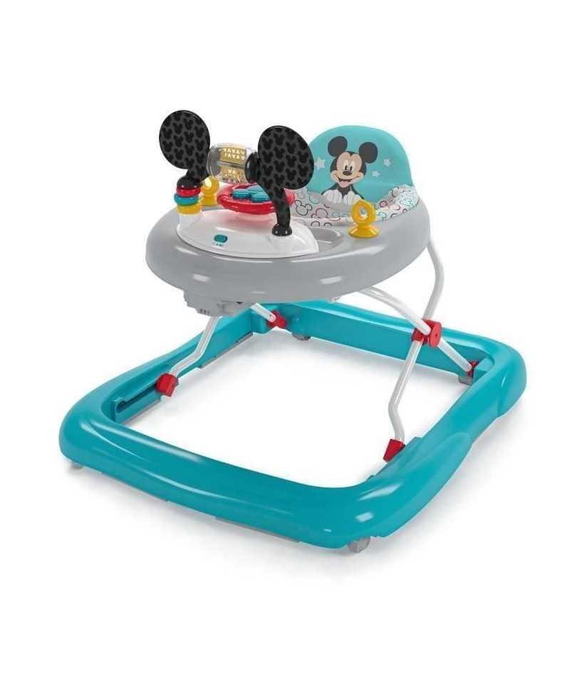 BRIGHT STARTS Trotteur bébé Disney baby Mickey - Lumineux et Musical - 61 x 69 x 63 cm - Multicolore - Des 6 mois