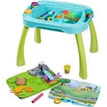 Table de création Play-Doh réversible pour enfants avec 15 accessoir