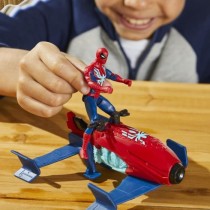 Coffret Spider-Man Hydro-Jet, figurine avec véhicule, Marvel Spider-M