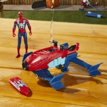 Coffret Spider-Man Hydro-Jet, figurine avec véhicule, Marvel Spider-M