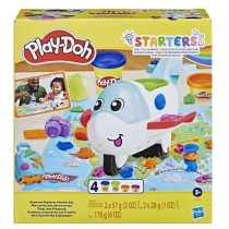 Play-Doh, Mon avion des découvertes, avec 4 pots de pâte a modeler,