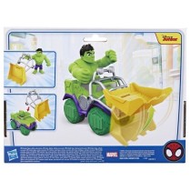 Spidey Coffret Camion démolisseur Hulk, véhicule avec figurine de 10