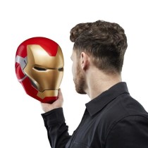 Casque électronique Iron Man, avec effets lumineux, jouet de cosplay