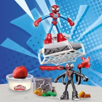 Play-Doh Spider-Man, coffret Attaque tranchante avec 2 figurines flex