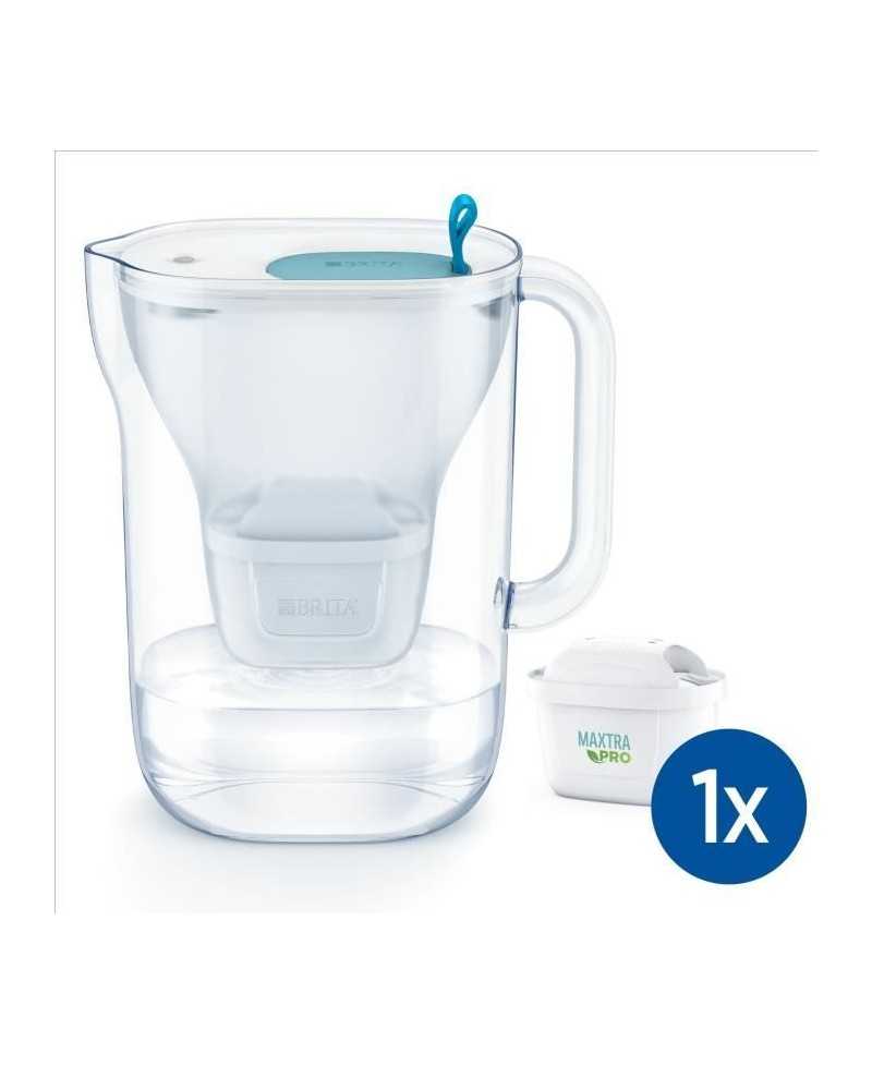 BRITA Carafe filtrante Style bleue + 1 cartouche filtrante MAXTRA PRO All-in-1 - Nouveau MAXTRA +