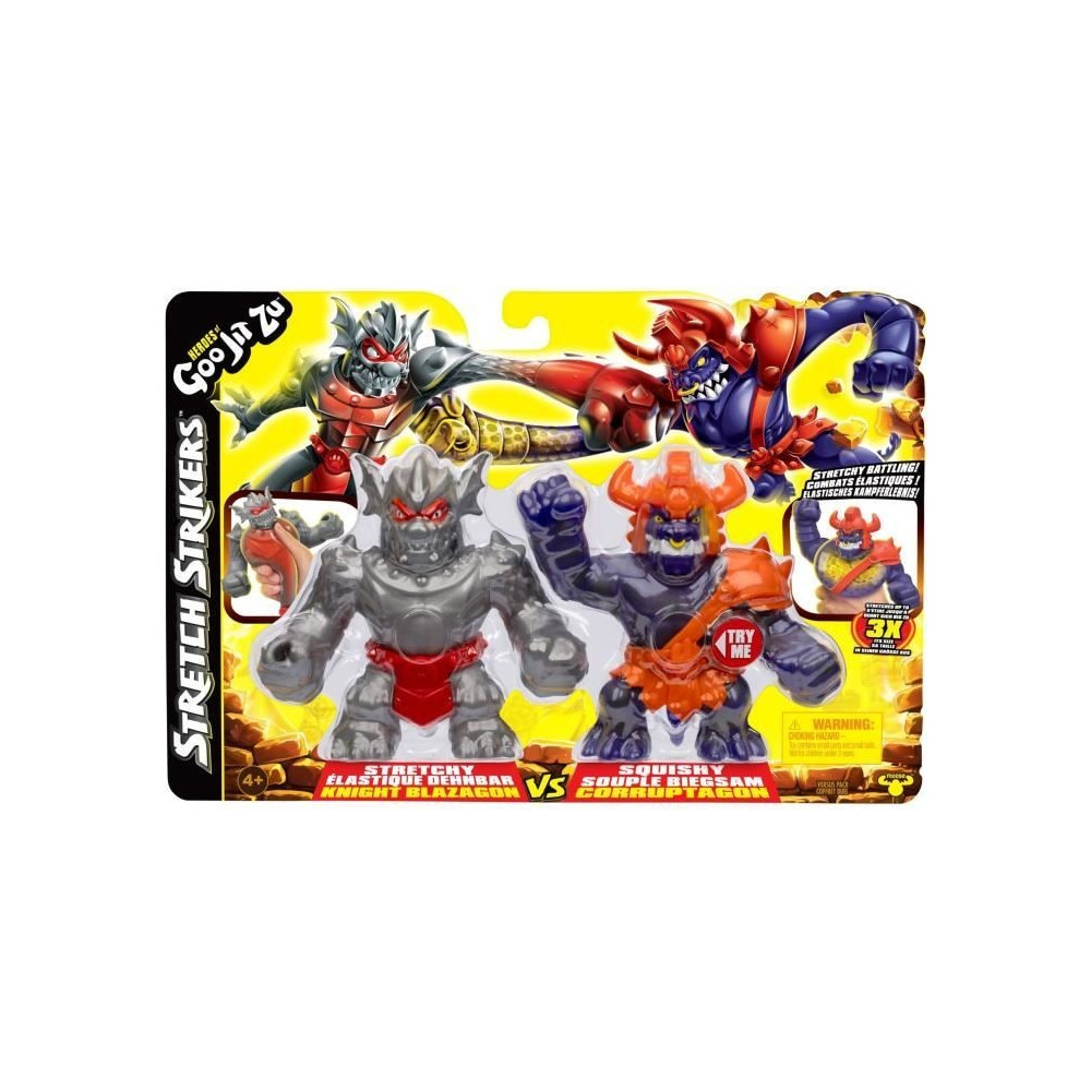 Duo de Figurines Strikers Blaz vs Corr 11cm - HERoeS OF GOO JIT ZU - C