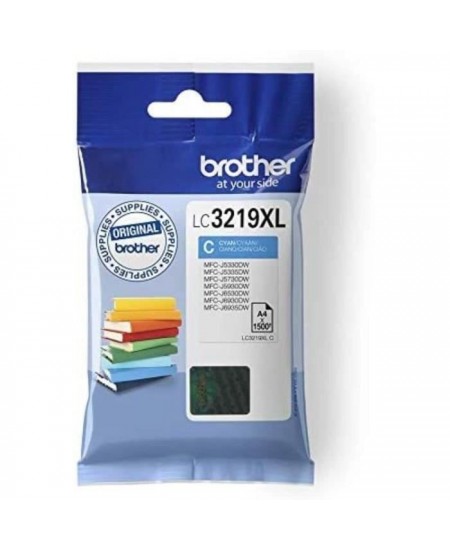 Cartouche d'encre BROTHER LC-3219XLC Cyan XL