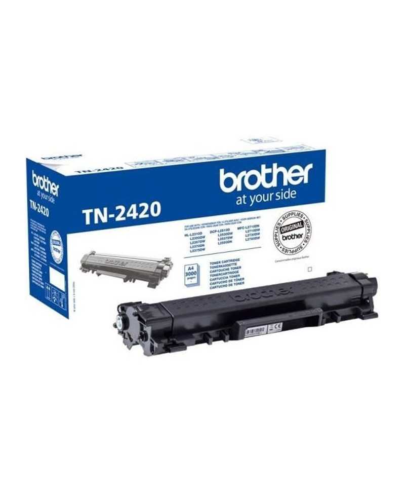 Cartouche de toner noir haute capacité TN2420 - BROTHER - Laser - 3000 pages