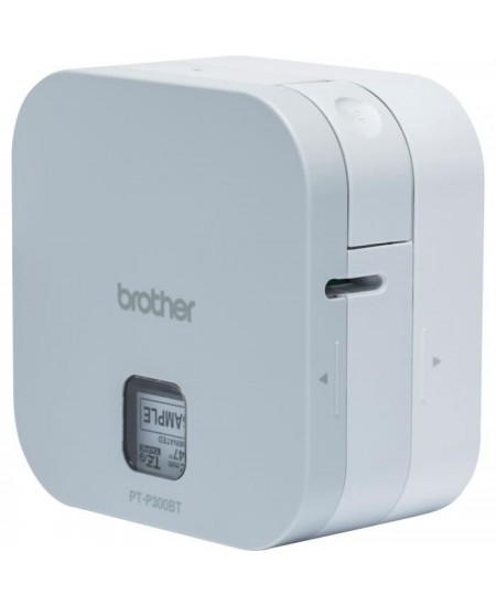 Cube Etiqueteuse Compacte - BROTHER PT-P300BT P-Touch se Connecte Facilement aux Smartphones et Tablettes jusqu'a 12 mm