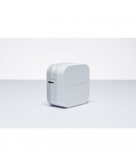 Cube Etiqueteuse Compacte - BROTHER PT-P300BT P-Touch se Connecte Facilement aux Smartphones et Tablettes jusqu'a 12 mm