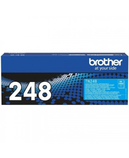 Toner standard - BROTHER - TN248C - Cyan - 1000 pages