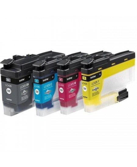 Pack de 4 cartouches d'encre LC426VAL - BROTHER - Noir, Cyan, Magenta, Jaune - MFC-J4335DWXL, MFC-J4340DW, MFC-J4535dw etc