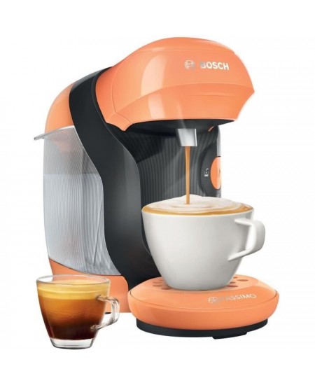 Machine a café multi-boissons automatique - BOSCH TASSIMO TAS11 STYLE - Peche - Espresso - 15 bar