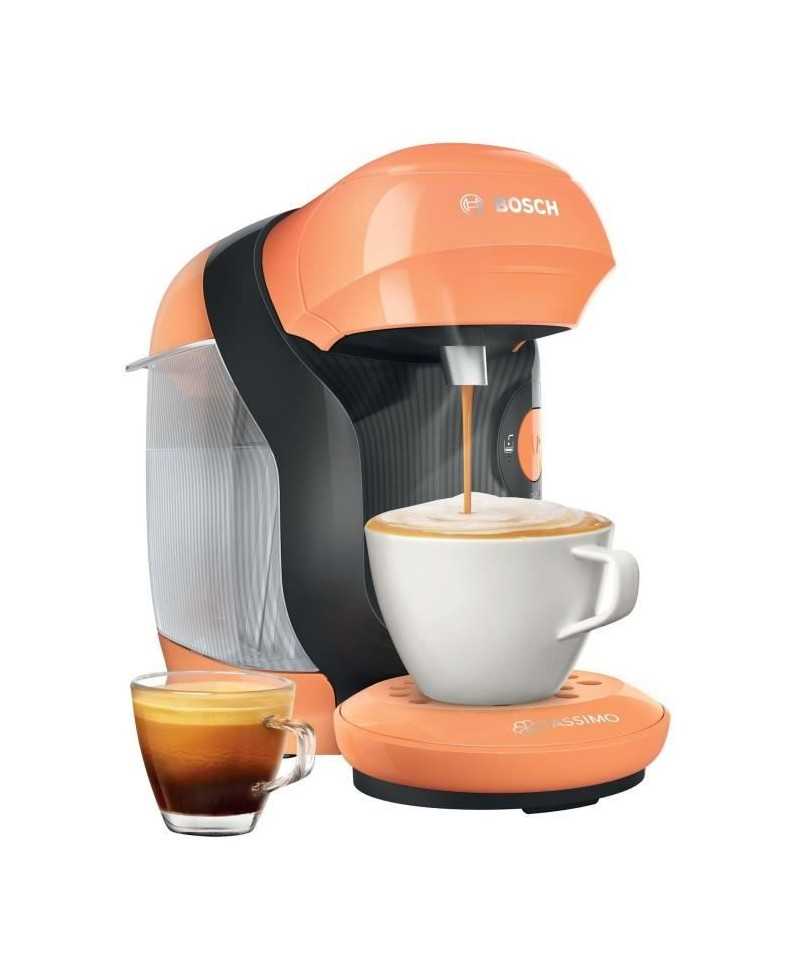 Machine a café multi-boissons automatique - BOSCH TASSIMO TAS11 STYLE - Peche - Espresso - 15 bar