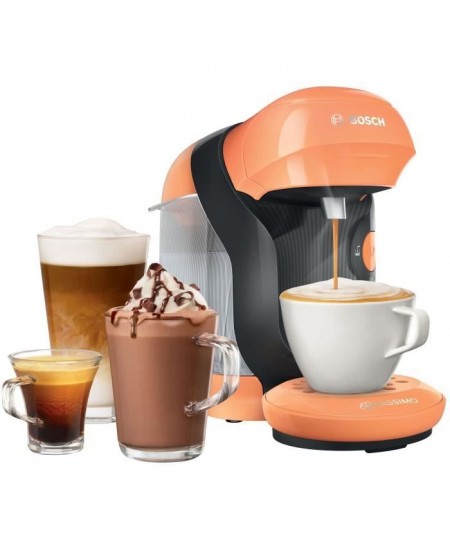 Machine a café multi-boissons automatique - BOSCH TASSIMO TAS11 STYLE - Peche - Espresso - 15 bar