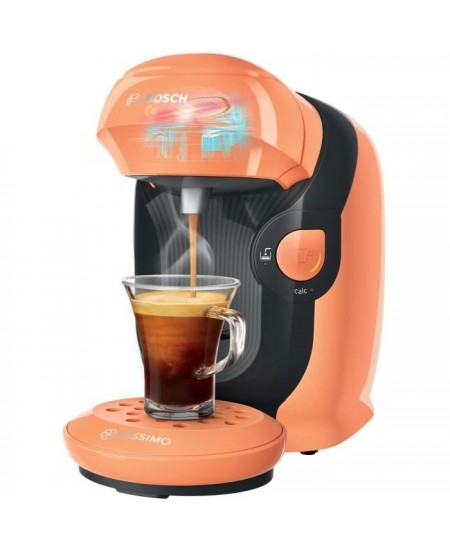 Machine a café multi-boissons automatique - BOSCH TASSIMO TAS11 STYLE - Peche - Espresso - 15 bar