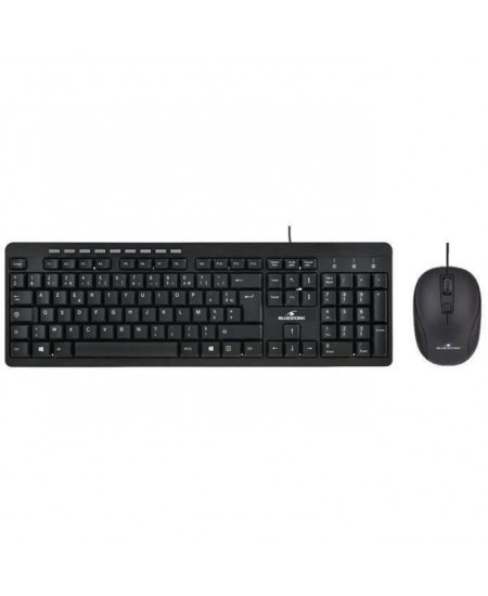 Pack Clavier Souris - BLUESTORK - PACK FIRST II - Filaire - Noir