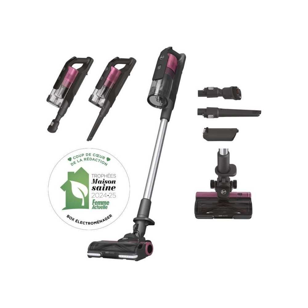 Aspirateur Balai sans fil - HOOVER HF920H - 65 AW - 86 dBA - Ecran LED