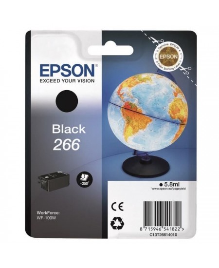 EPSON Cartouche d'encre 266 Noir - Globe (C13T26614010)