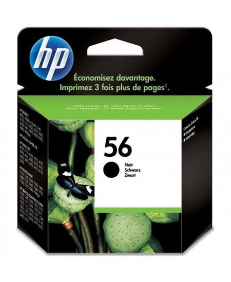 HP 56 Cartouche d'encre noire authentique (C6656AE) pour HP OfficeJet 5610 et HP PSC 1217/1311/1355