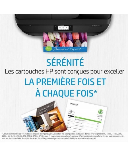 HP 337 Cartouche d'encre noire authentique (C9364EE) pour HP DeskJet 5940/6940/6980/D4160