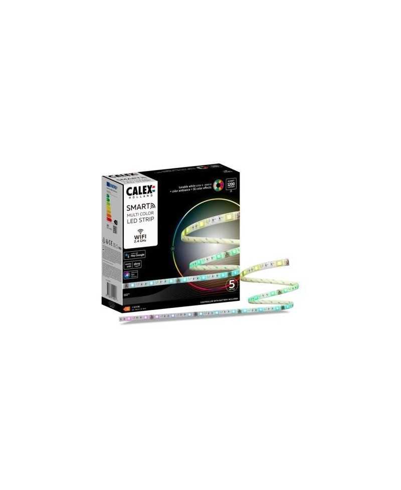 CALEX - Smart LED Ruban 5M 24W 1200lm RGBCCT 2700-6500K + Telecommande