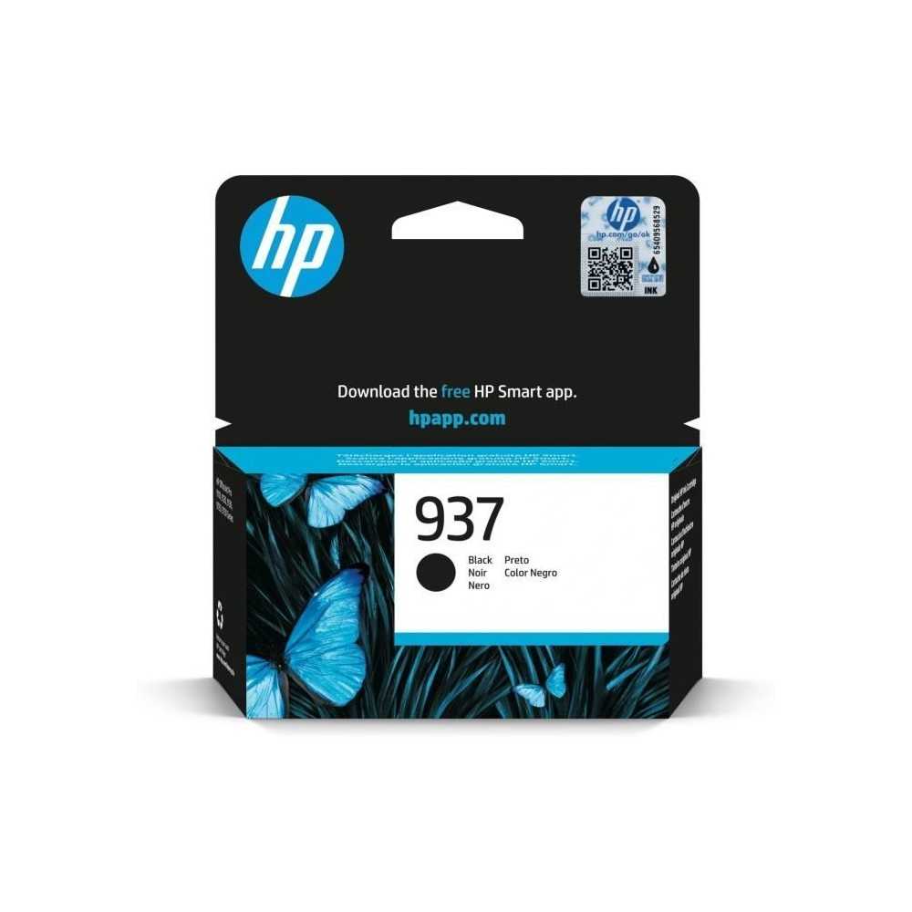 HP 937 Cartouche d'encre noire authentique (4S6W5NE) pour HP OfficeJet