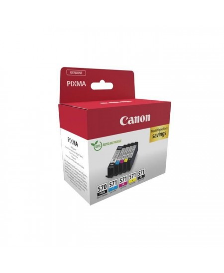 Multipack cartouches d'encre - CANON - PGI-570 Noir + CLI-571 Noir/Cyan/Magenta/Jaune