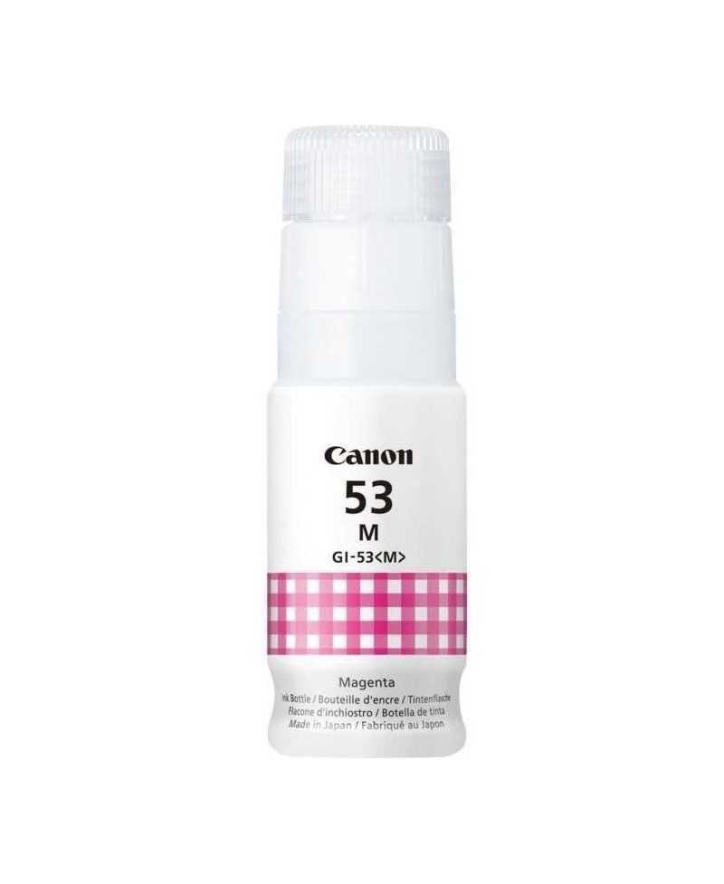 Bouteille d'encre - CANON - GI-53M - Magenta - Compatibilité PIXMA G650 et G550 - (4681C001)