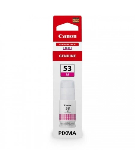 Bouteille d'encre - CANON - GI-53M - Magenta - Compatibilité PIXMA G650 et G550 - (4681C001)