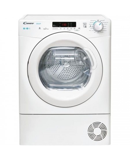 Seche-linge a condensation CANDY CSE C9DE-47 Smart - 9 kg - Moteur standard - Classe B - Connecté - Blanc