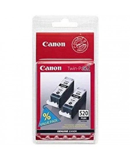 CANON Pack de 2 cartouches d'encre PGI-520 Noir