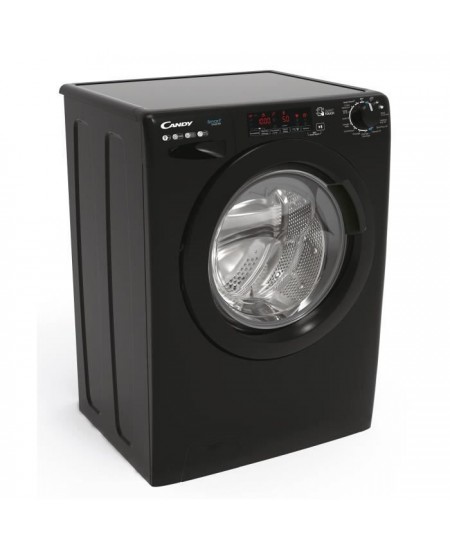 Lave-linge hublot CANDY CS 129TMBBE-47 - 9 kg - Induction - 1200 trs/min - Connecté - Classe B - Noir