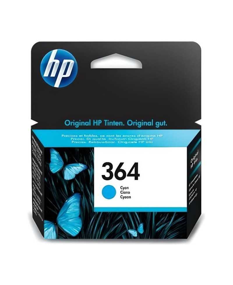 HP 364 Cartouche d'encre cyan authentique (CB318EE) pour HP DeskJet 3070A et HP Photosmart 5525/6525