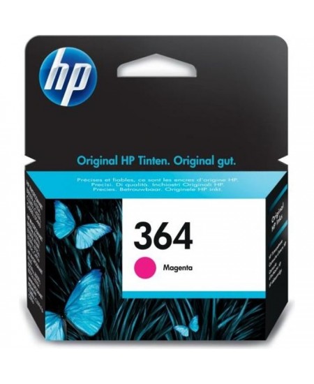 HP 364 Cartouche d'encre magenta authentique (CB319EE) pour HP DeskJet 3070A et HP Photosmart 5525/6525