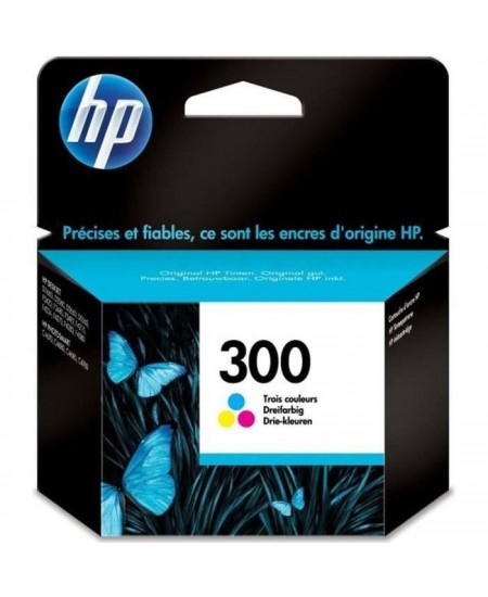 HP 300 Cartouche d'encre trois couleurs authentique (CC643EE) pour HP DeskJet F4580 et HP Photosmart C4680/C4795